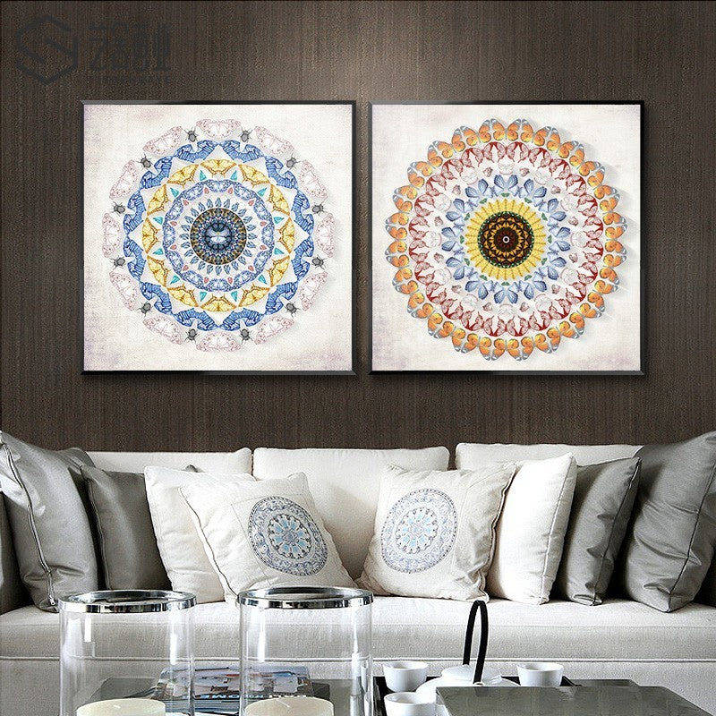 Modern Mandala - Canvas Wall Art Painting | Bowlift