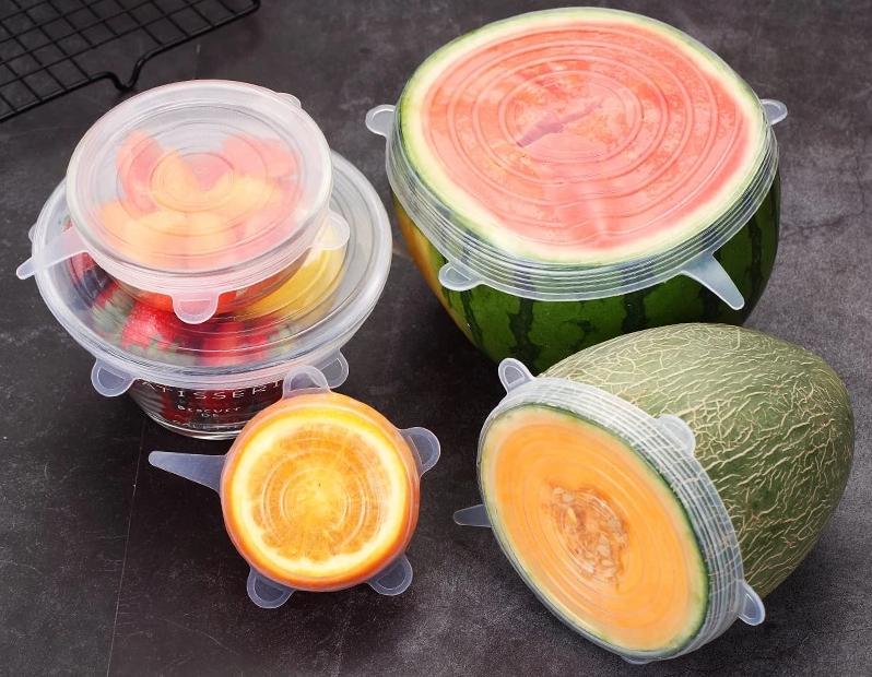 EcoLid - 6 Silicone Reusable Stretch Covers | Bowlift