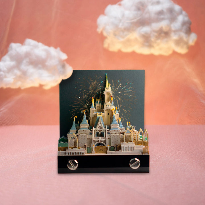 BowLift | 3D three-dimensional note paper carving model cartoon creative art gift