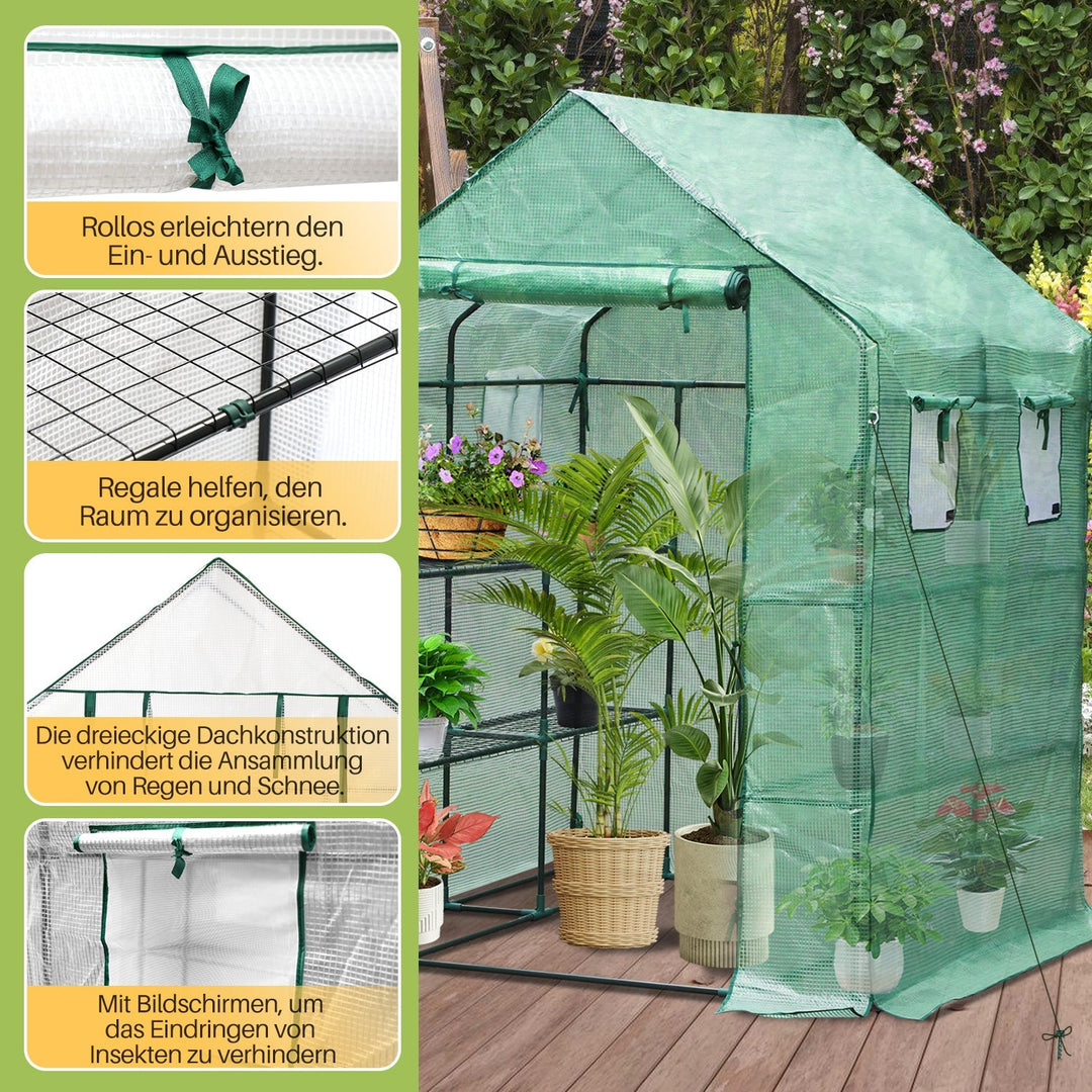 Greenhouse Film Greenhouse with Shelves | Bowlift