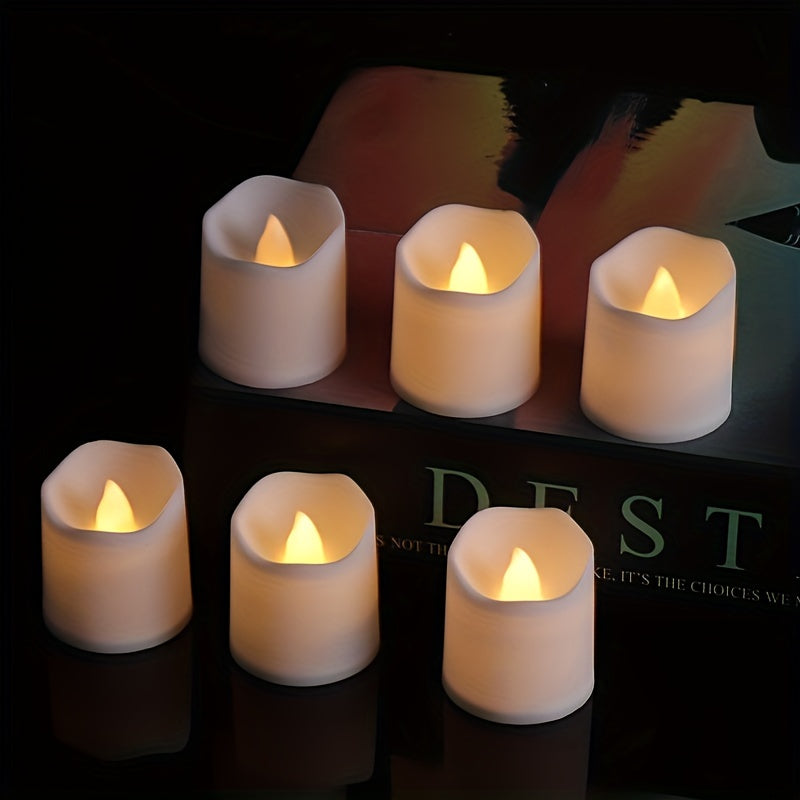 RomanticGlow - Flameless LED Tea Lights for Atmospheric Moments Bowlift