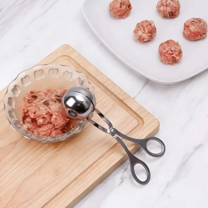 BowLift | Stainless Steel Meatball Maker – Ground Meat Shaping Tool