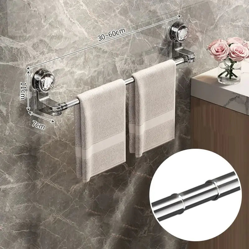 BowLift | FlexiGrip Towel Holder — Unleash your spatial freedom with stylish organization without drilling holes!