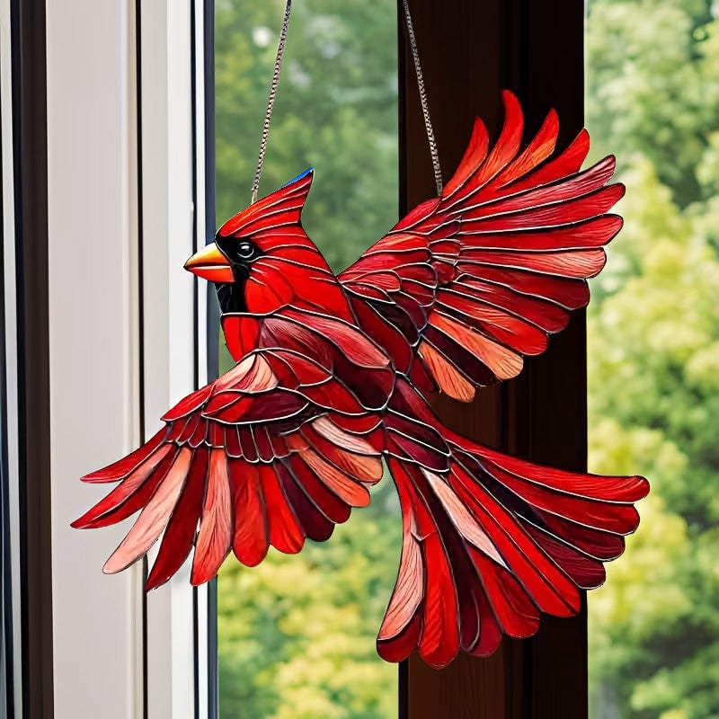 BowLift | Winged Cardinal Christmas Ornaments