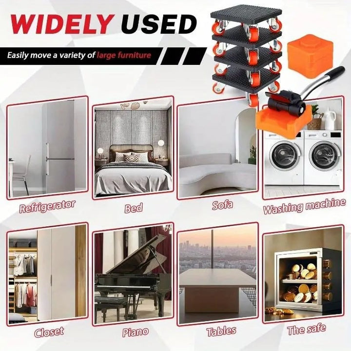 GlideMaster — Effortlessly master heavy loads and protect your back while moving furniture | Bowlift