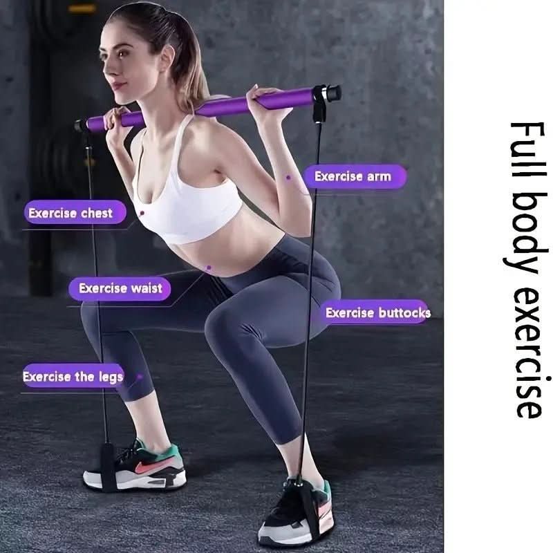 BowLift | Portable Pilates training device with resistance bands