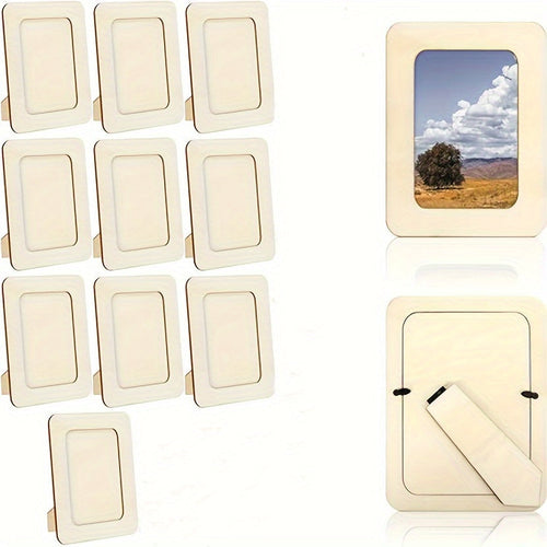 CreativeFrame – Set of 10 DIY Photo Frames Wood Bowlift