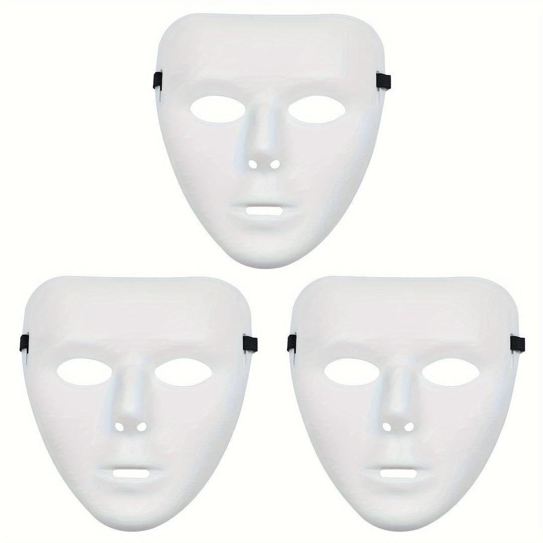 BowLift | Men’s Full Face Plastic Halloween Mask | Anonymous Cosplay