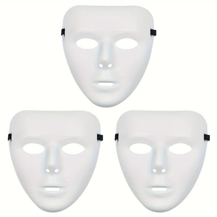 BowLift | Men’s Full Face Plastic Halloween Mask | Anonymous Cosplay