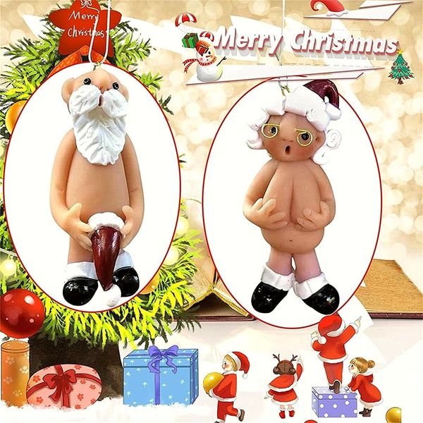 BowLift | 🎄Santa Claus Pendant Resin Christmas Tree Hanging Decoration