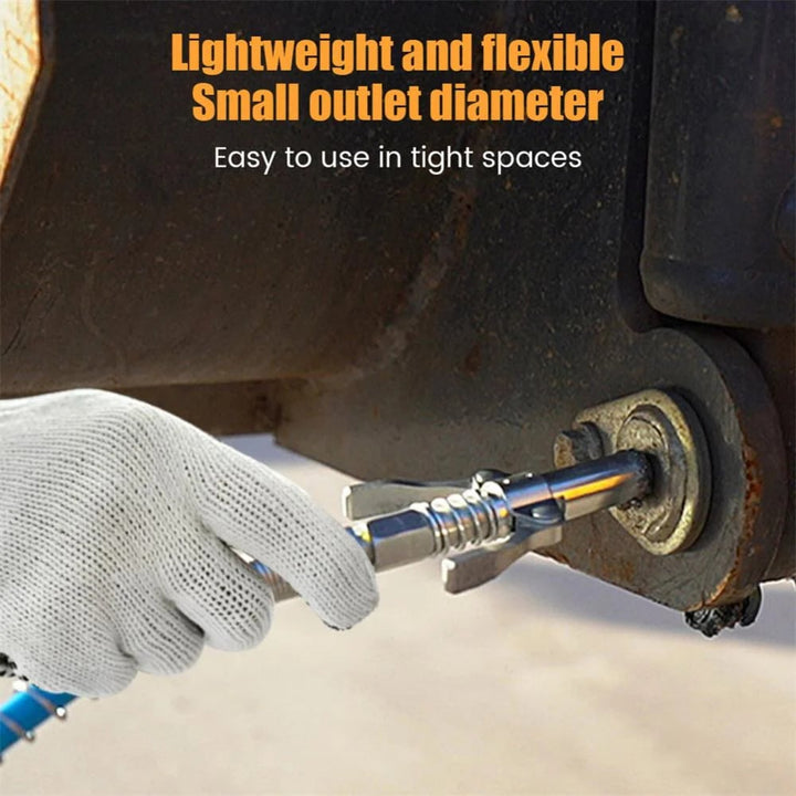 BowLift | Powerful lock on grease connections with spring flex lines