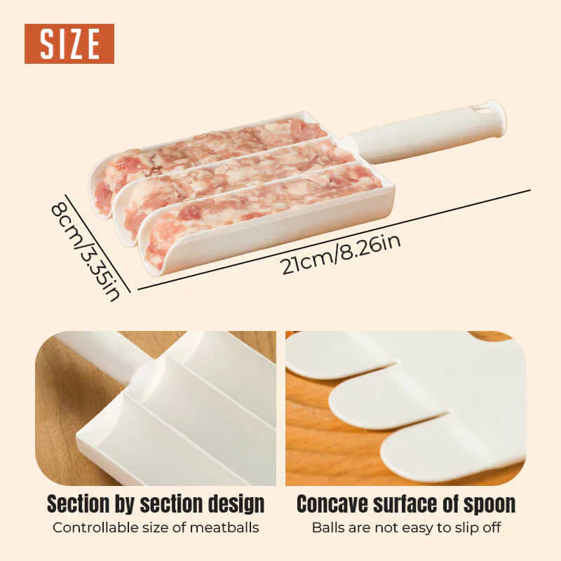 BowLift | ‍Creative kitchen triple meatball machine
