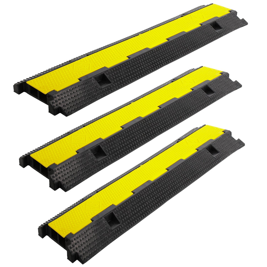 Cable bridge rubber cable protection mat 3 pieces | Bowlift
