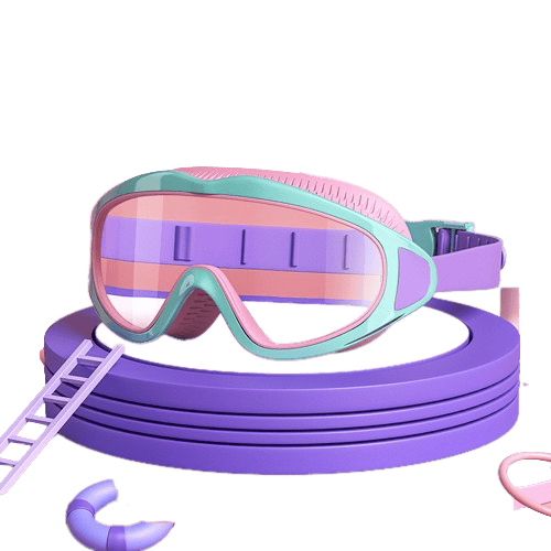 BowLift | HD children's large frame waterproof and anti-fog swimming goggles