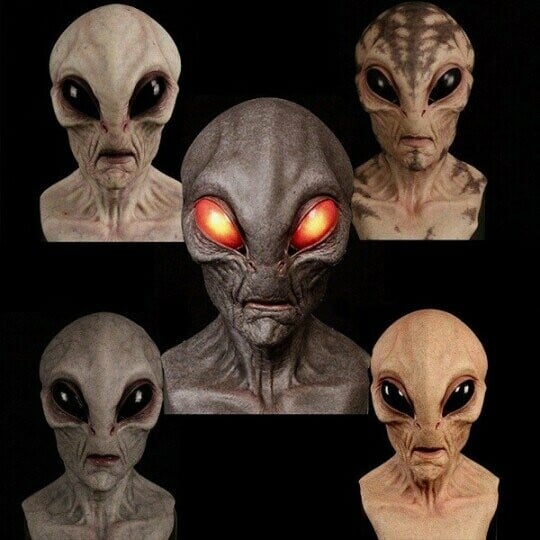 Alien-Mask | Realistic Halloween Costume Accessories | Bowlift