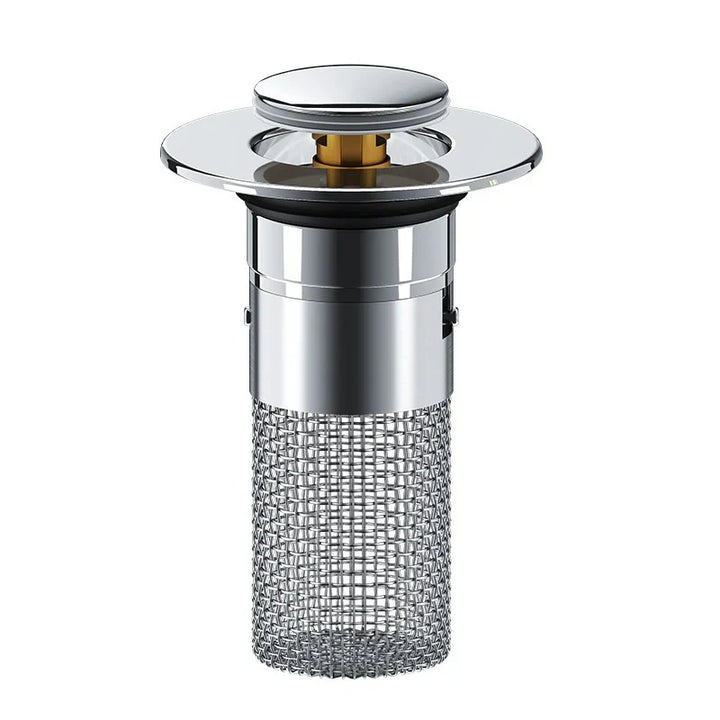 Stainless Steel Drain Filter with Hair Catcher – Rustproof Sieve for Kitchen and Bathroom, Clog-free | Bowlift