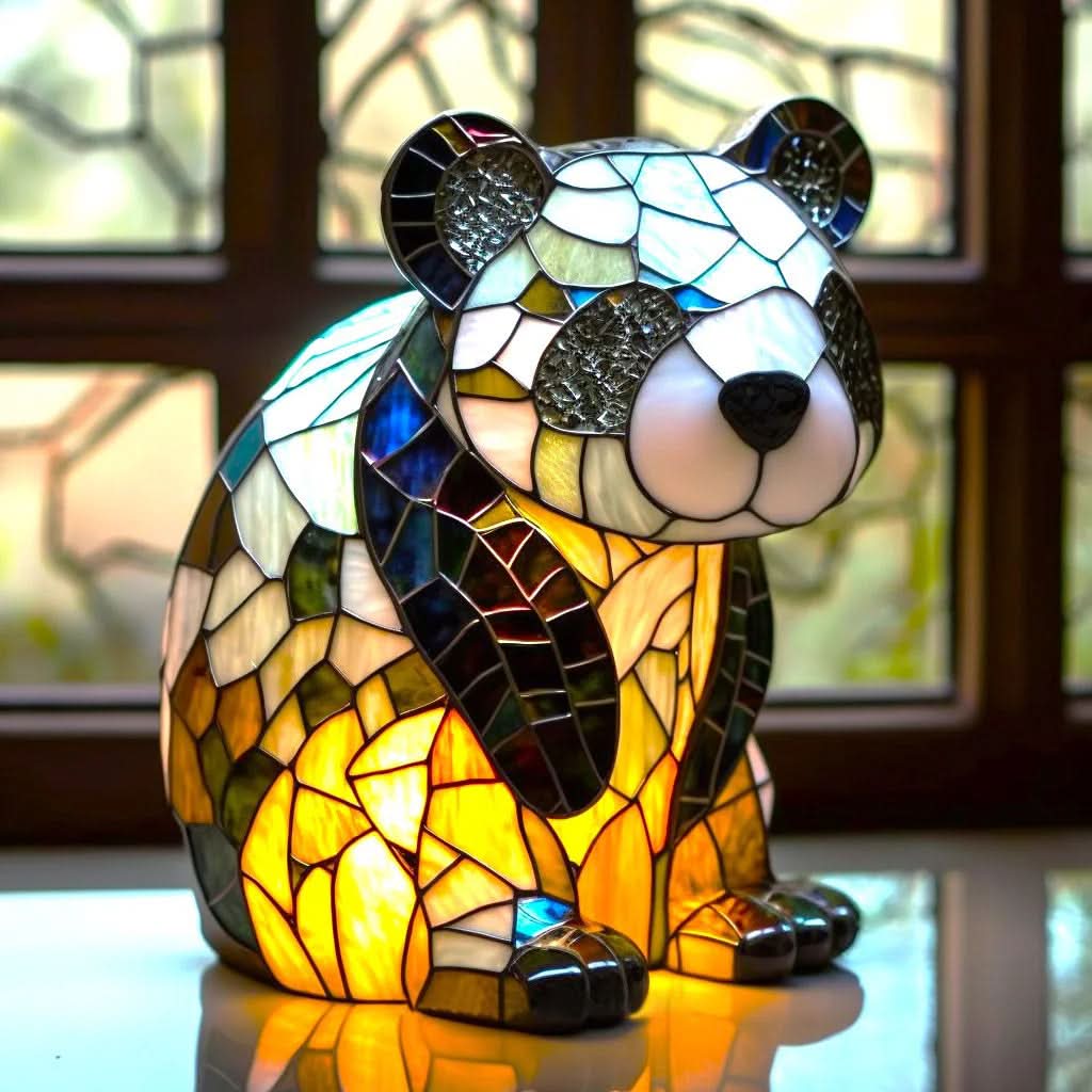 BowLift | LED Dog Table Lamp – Modern Resin Design