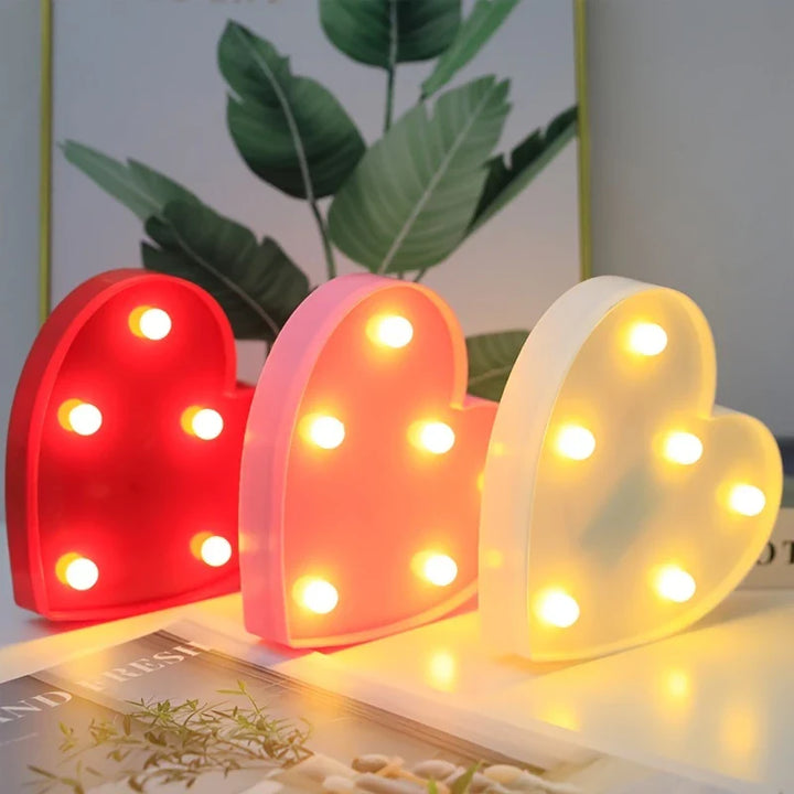 BowLift | LED letters, numbers, and symbols – luminous decoration with warm white light for parties and living spaces
