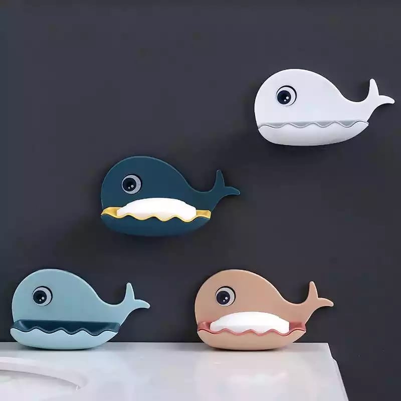 Whale Shapes Soap Dish Wall Mounted Bowlift
