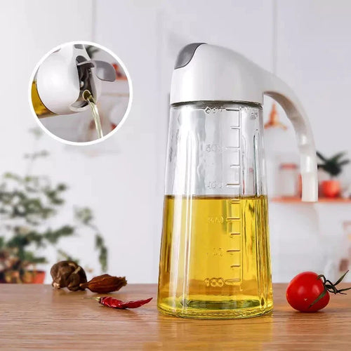 Oil Bottle With Automatic Flip Cap 600ml Bowlift