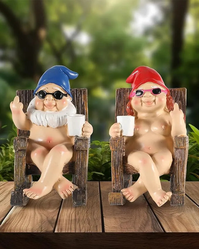 BowLift | Cheeky Garden Gnome Funny Statue