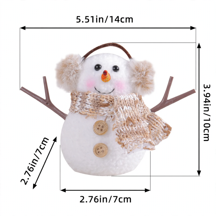 Bright Christmas Elf Figure with Sequins