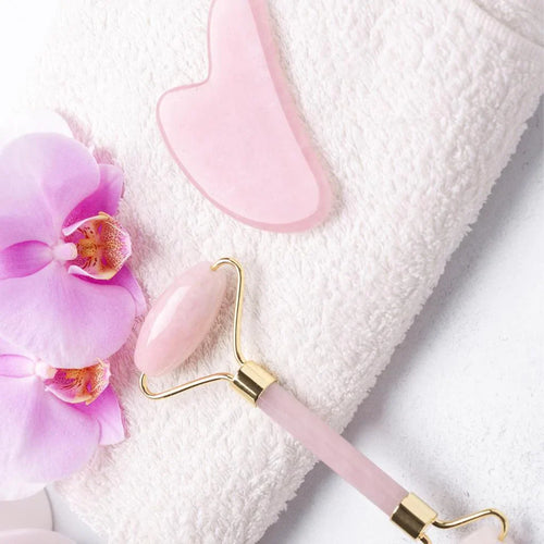 Jade Roller & Gua Sha, Face Roller, Facial Beauty Roller Skin Care Tools, Bowlift