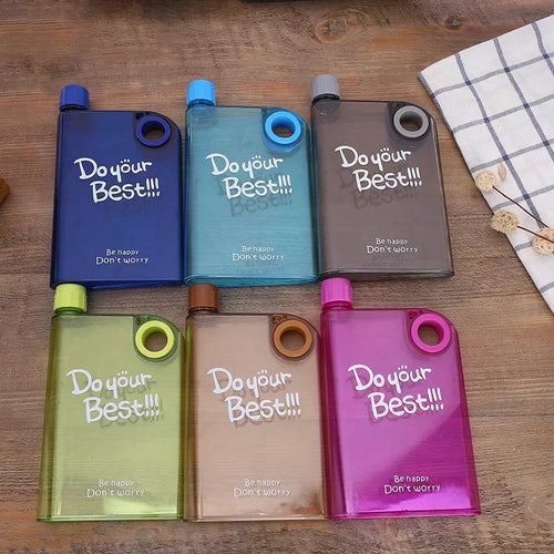 Notebook Shaped Creative Water Bottle 370 Ml Bowlift