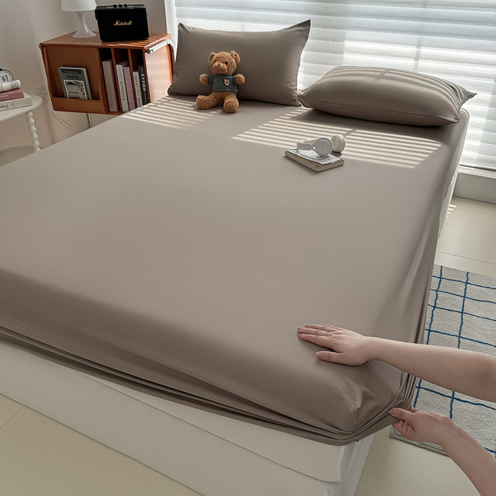 Fitted sheet made of cotton blend