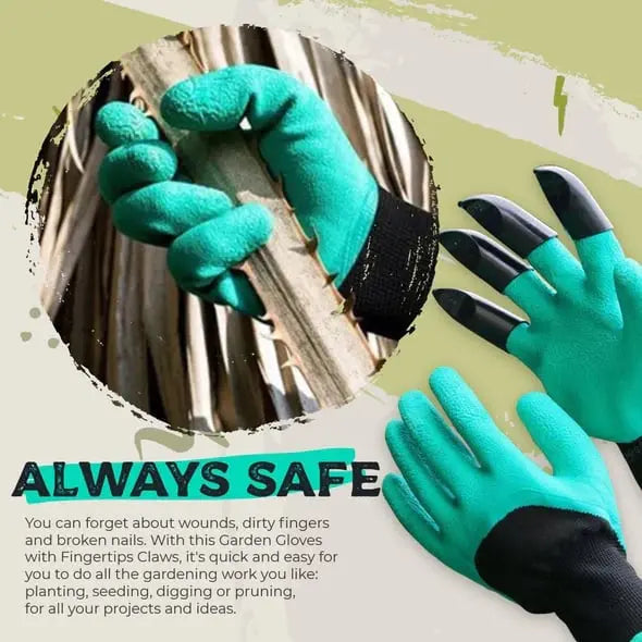 BowLift | 1 Pair of Garden Gloves with Claws – Planting without Tools
