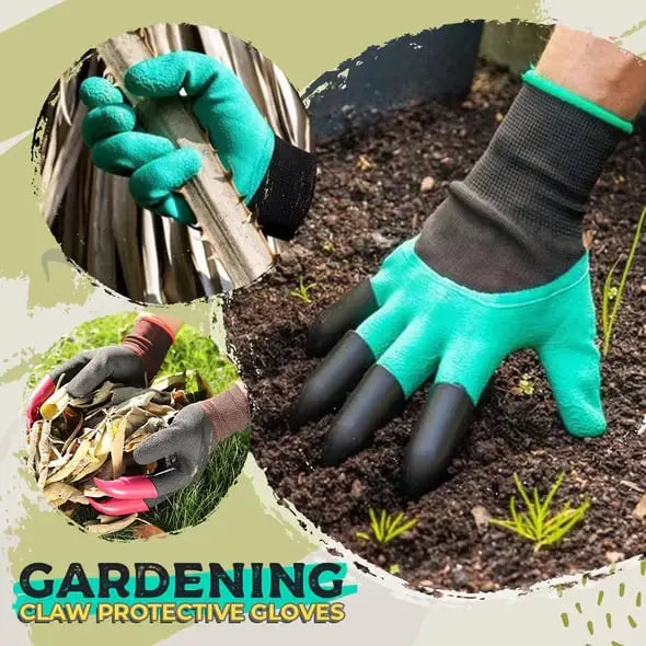 BowLift | 1 Pair of Garden Gloves with Claws – Planting without Tools