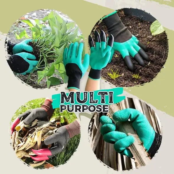 BowLift | 1 Pair of Garden Gloves with Claws – Planting without Tools