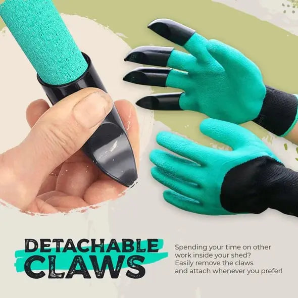 BowLift | 1 Pair of Garden Gloves with Claws – Planting without Tools