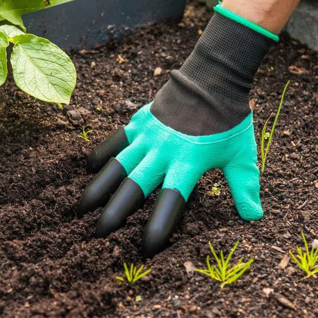 BowLift | 1 Pair of Garden Gloves with Claws – Planting without Tools