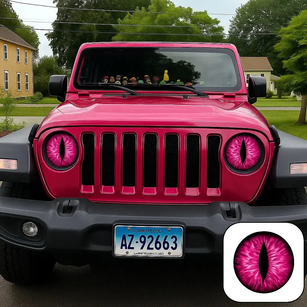 BowLift | 1 Pair of Headlight Stickers – Eye-catching Design with Personality