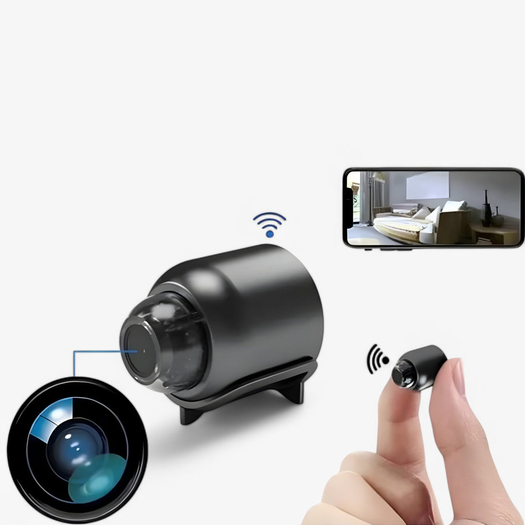 Uniko HD Mini Security Camera – Wireless 1080P Surveillance with Night Vision & Motion Detection | Bowlift