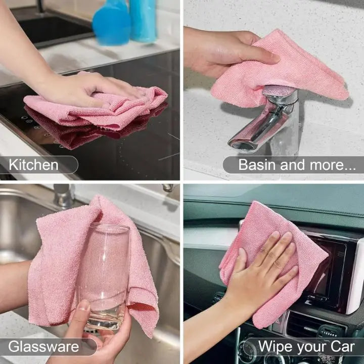 BowLift | 1 Roller Reusable Microfiber Cloths (20 Sheets) – Absorbent & Eco-Friendly