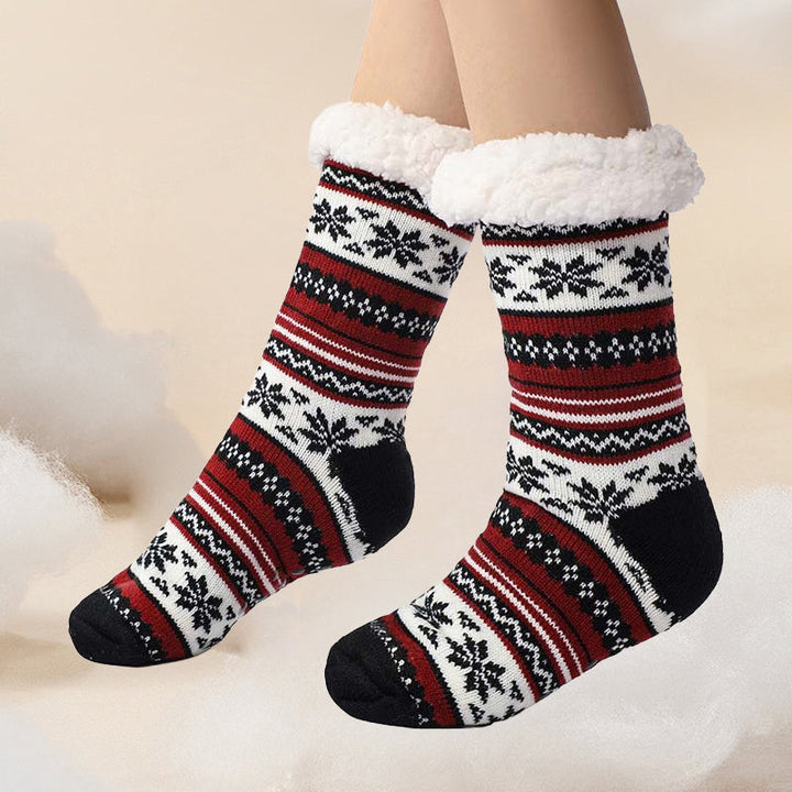 BowLift | Snowflake Ultra-thick  Slipper Home Socks