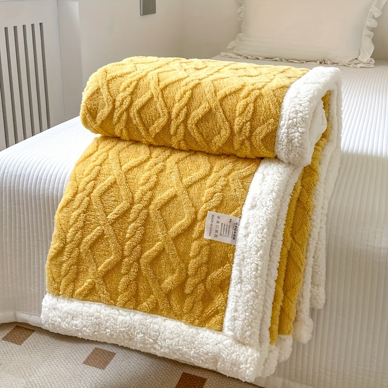 BowLift | CozyNest - Reversible Fleece Blanket for Fall and Winter
