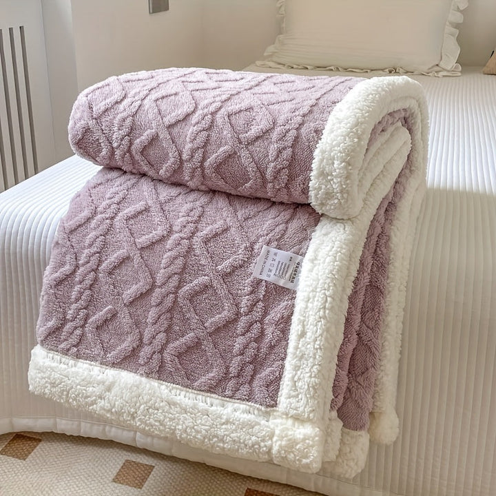 BowLift | CozyNest - Reversible Fleece Blanket for Fall and Winter