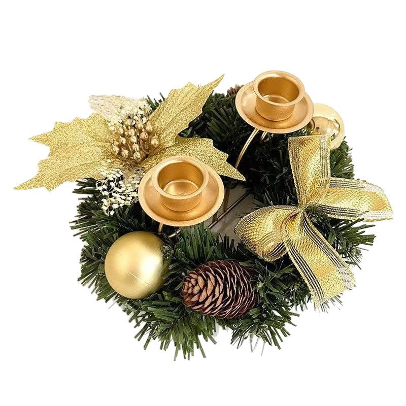 Christmas wreath made of PVC, versatile use