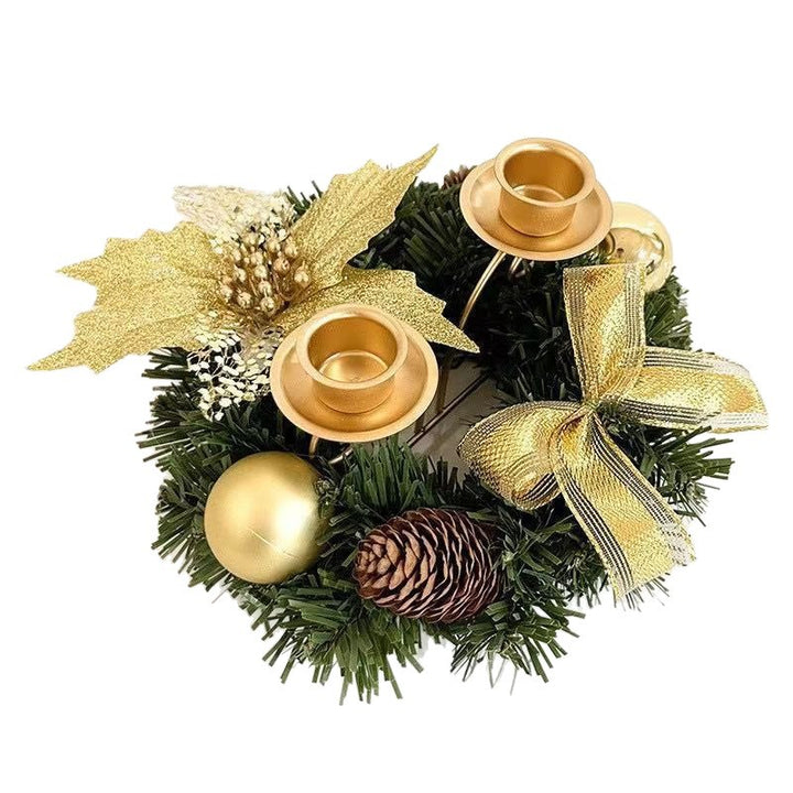 Christmas wreath made of PVC, versatile use