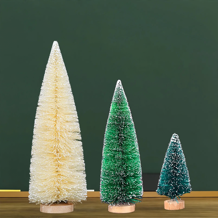 Mini Christmas tree made of sisal, various sizes