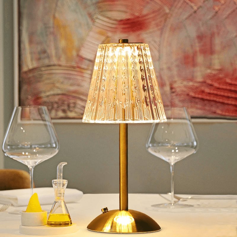 BowLift | AuraGlow Table Lamp - Rechargeable LED Lamp with Dimming Function