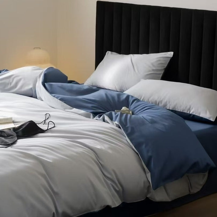 Bedding set made of long-staple cotton, satin weave