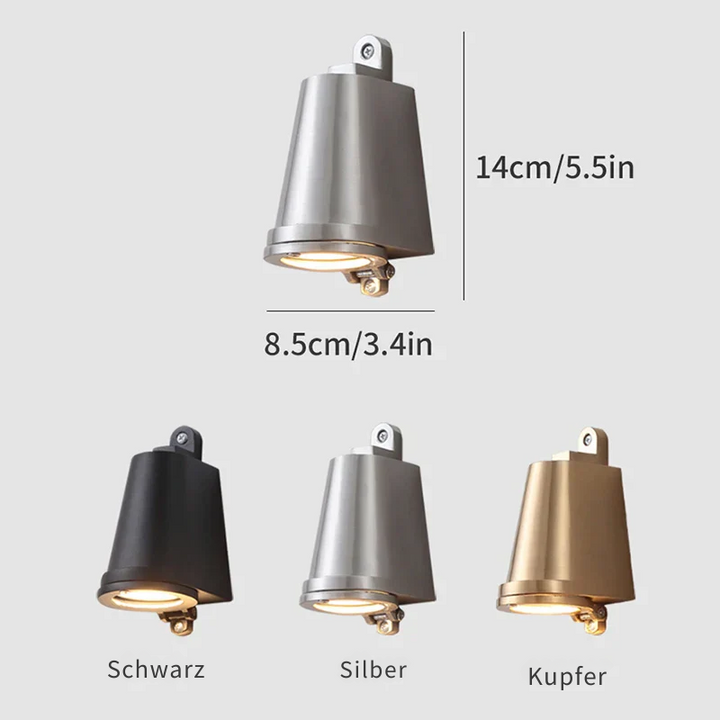 Aluminum Wall Lamp LED Outdoor Light Modern for House Lighting | Bowlift