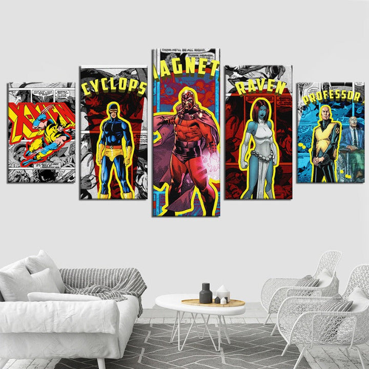 Marvel Comic Superheroes - Canvas Wall Art Painting | Bowlift