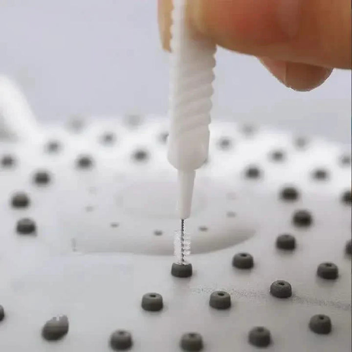 BowLift | 10-Piece Set: Easy to Clean Shower Head Brushes - Effortless Shower Head Crevice Cleaner