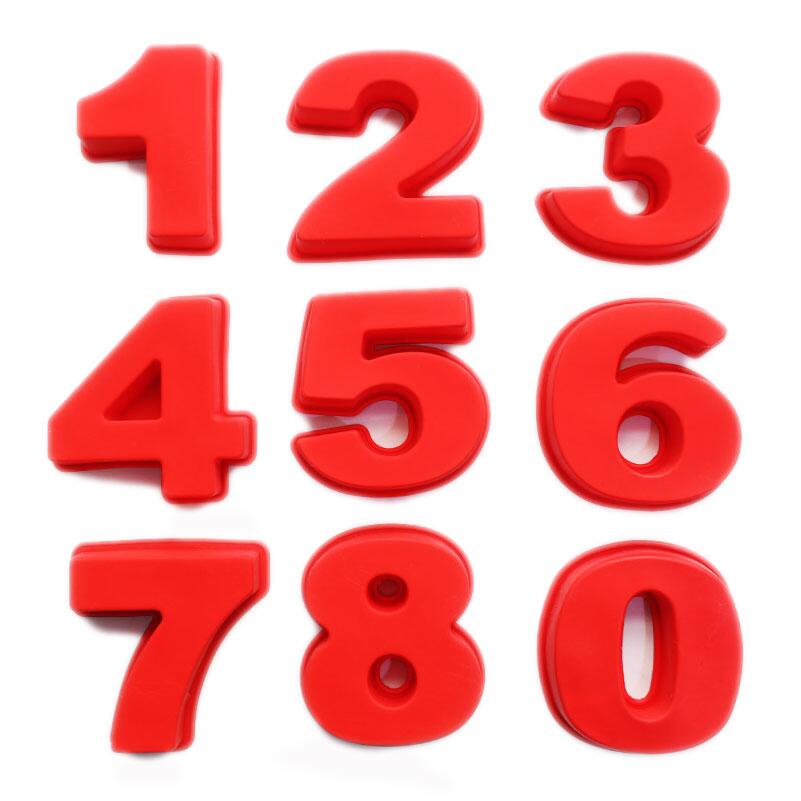 10" Silicone Number Cake Mold Perfect for Number Shaped Cakes | Bowlift