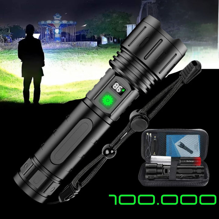 UltraStrong Night Vision Flashlight Pro – Rechargeable aluminum lamp | Bowlift